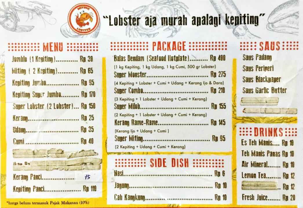 Detail Rumah Lobster Menu Nomer 27