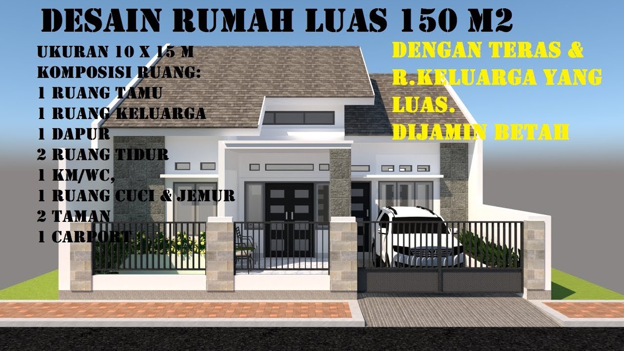 Detail Rumah Luas 150 Meter Nomer 2