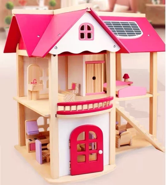 Detail Rumah Mainan Anak Dari Kayu Nomer 12