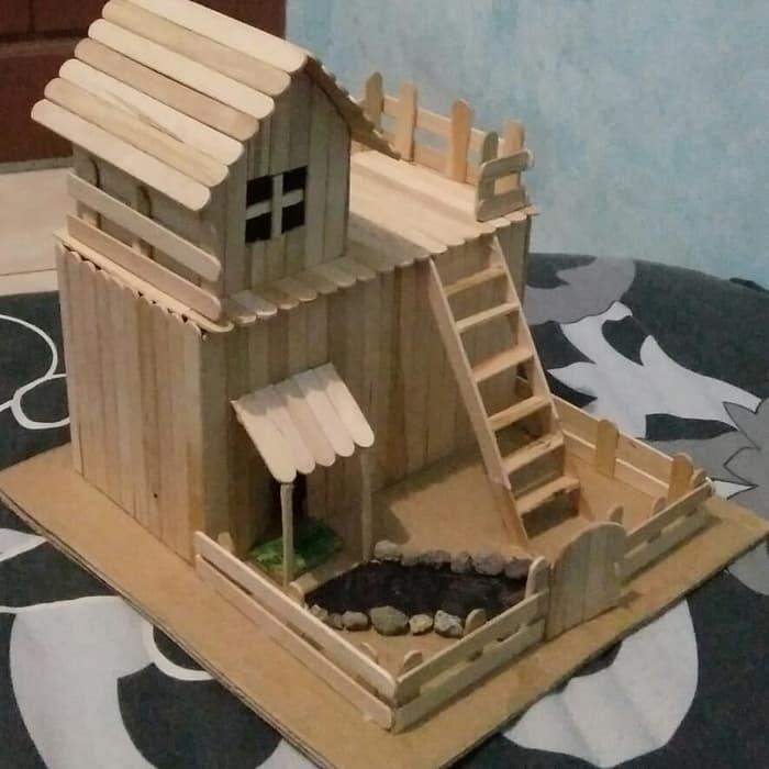 Detail Rumah Mainan Dari Stik Es Krim Nomer 38