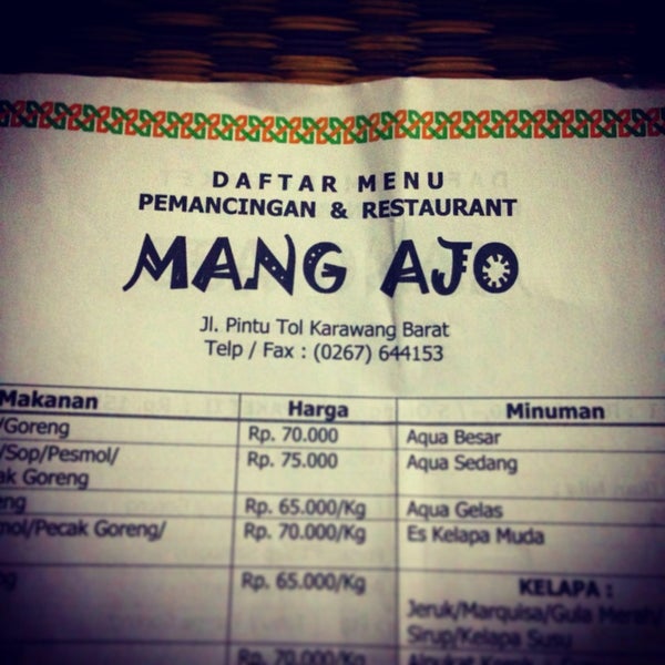 Detail Rumah Makan Ajo Nomer 7