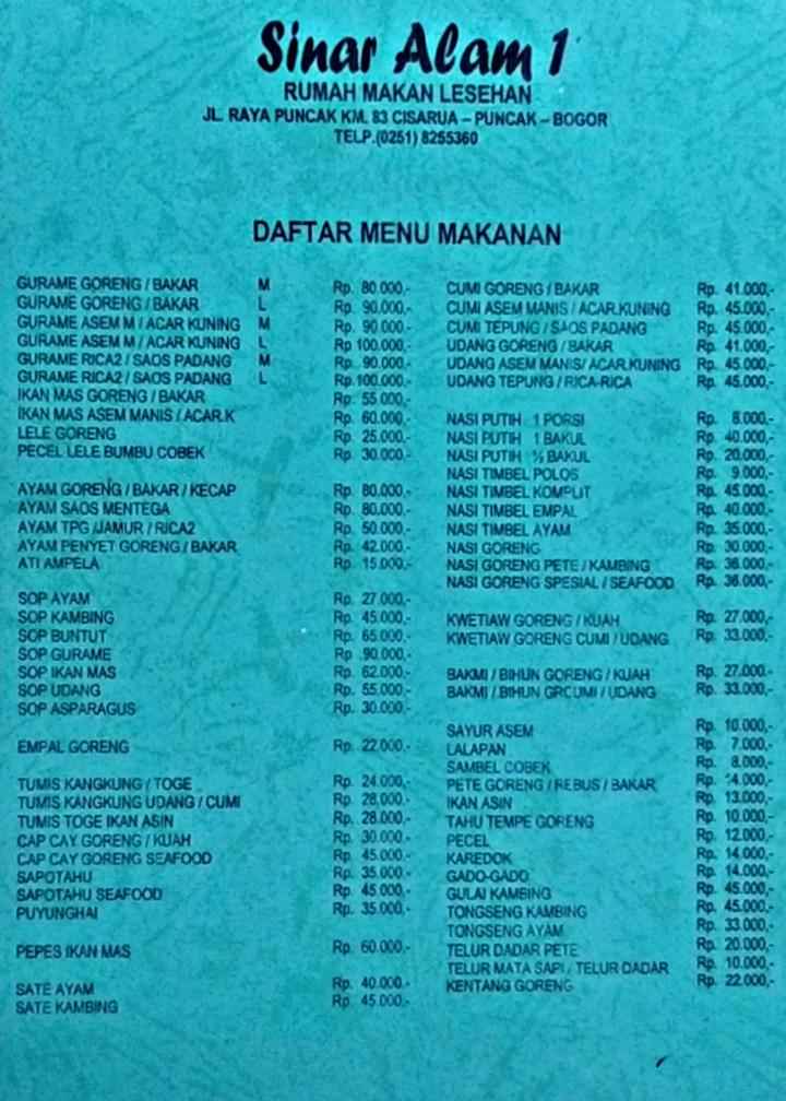 Detail Rumah Makan Alam Sunda Puncak Nomer 38