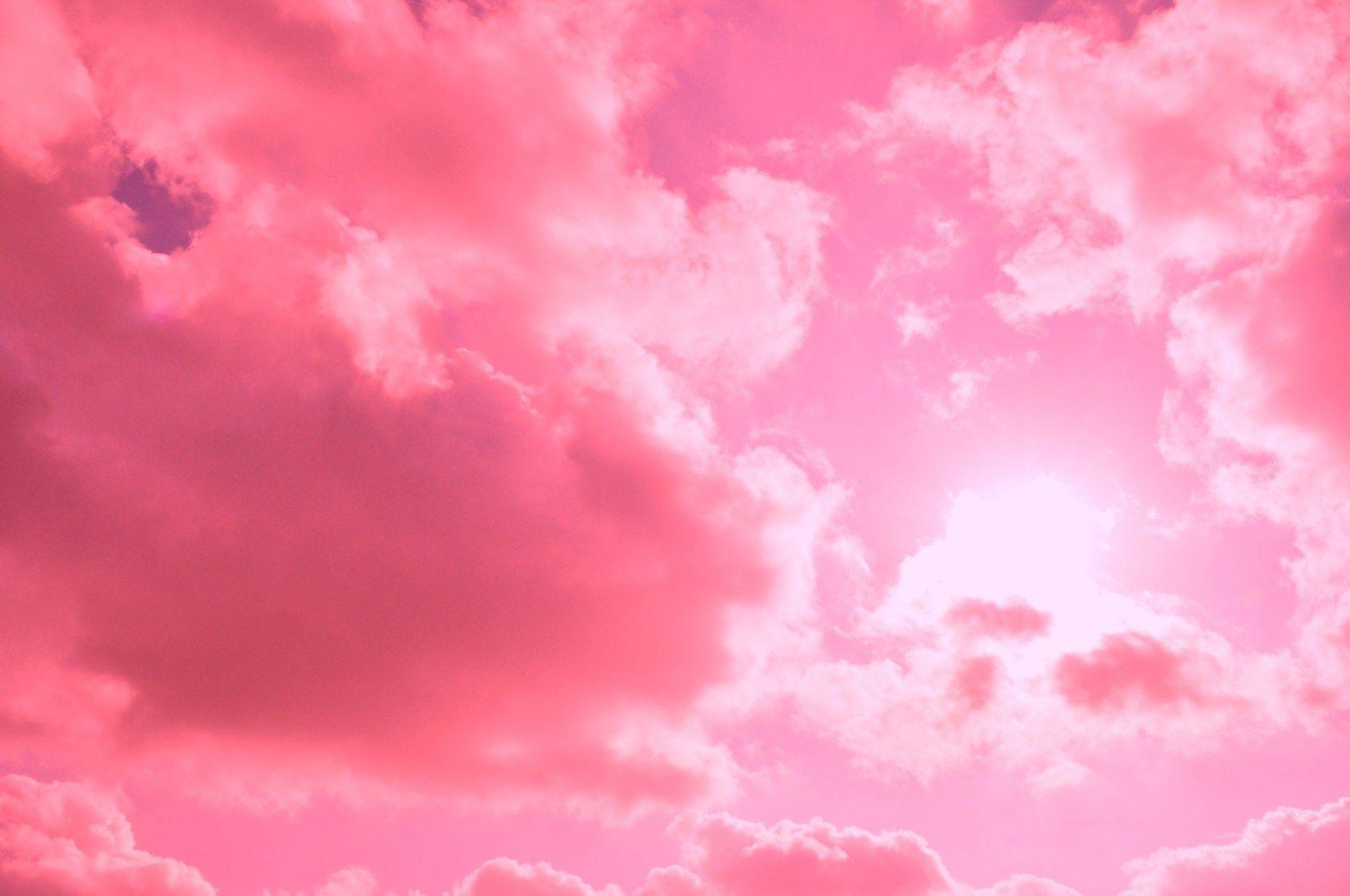 Detail Wallpaper Aesthetic Awan Pink Nomer 42