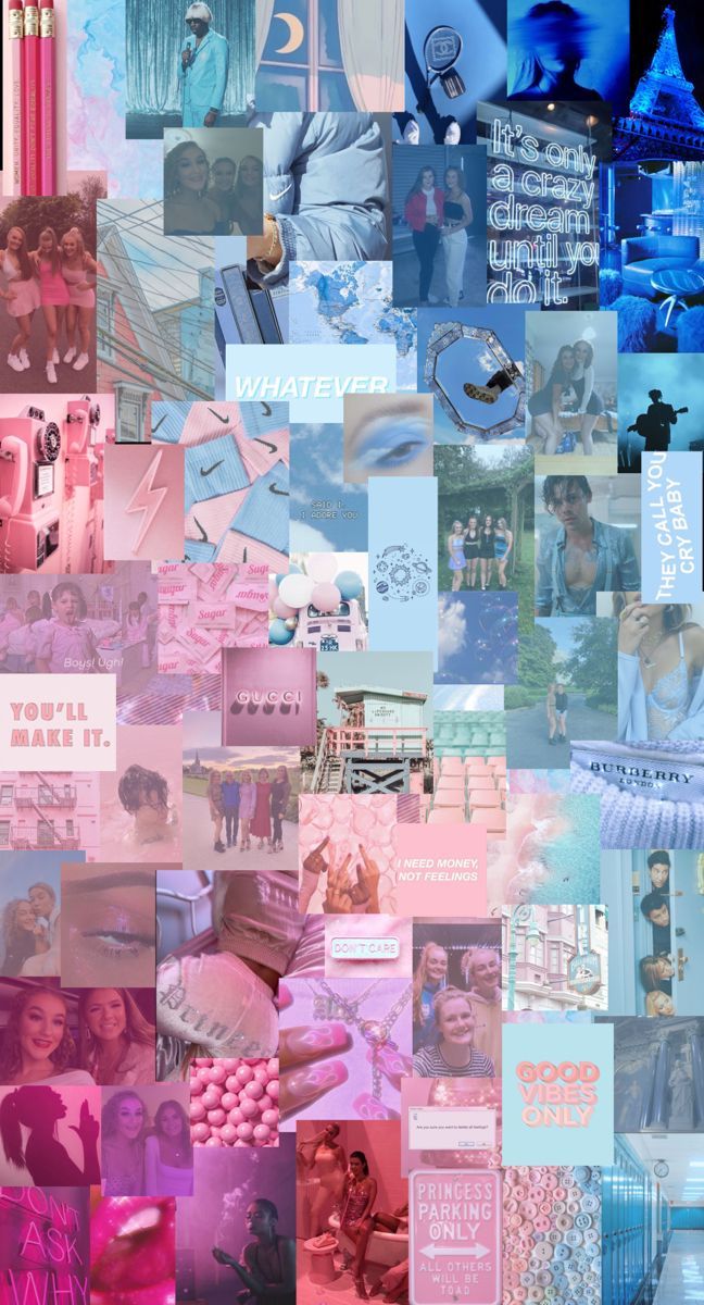 Detail Wallpaper Aesthetic Blue Pink Nomer 4