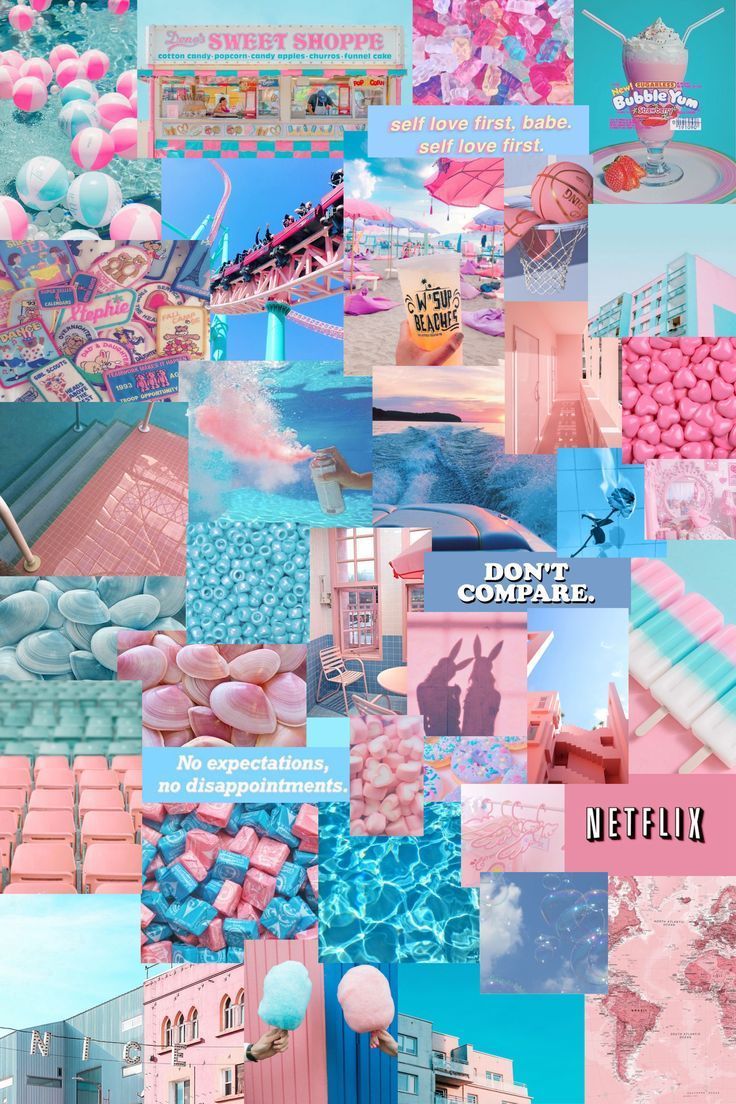 Detail Wallpaper Aesthetic Blue Pink Nomer 7