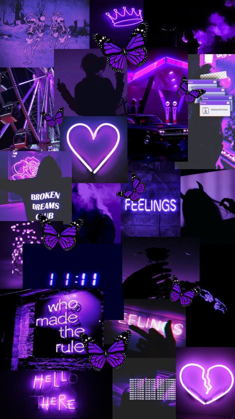 Download Wallpaper Aesthetic Purple Nomer 1