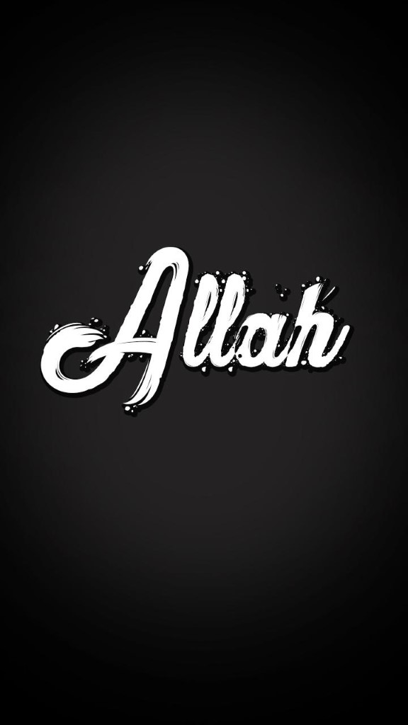 Detail Wallpaper Allah Black Nomer 17