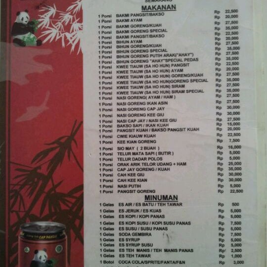 Detail Rumah Makan Chandra Nomer 30