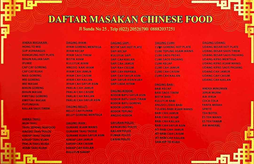 Detail Rumah Makan Chinese Food Di Bandung Nomer 32
