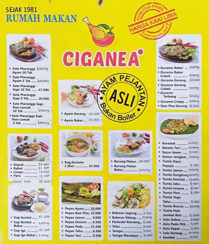 Rumah Makan Ciganea - KibrisPDR