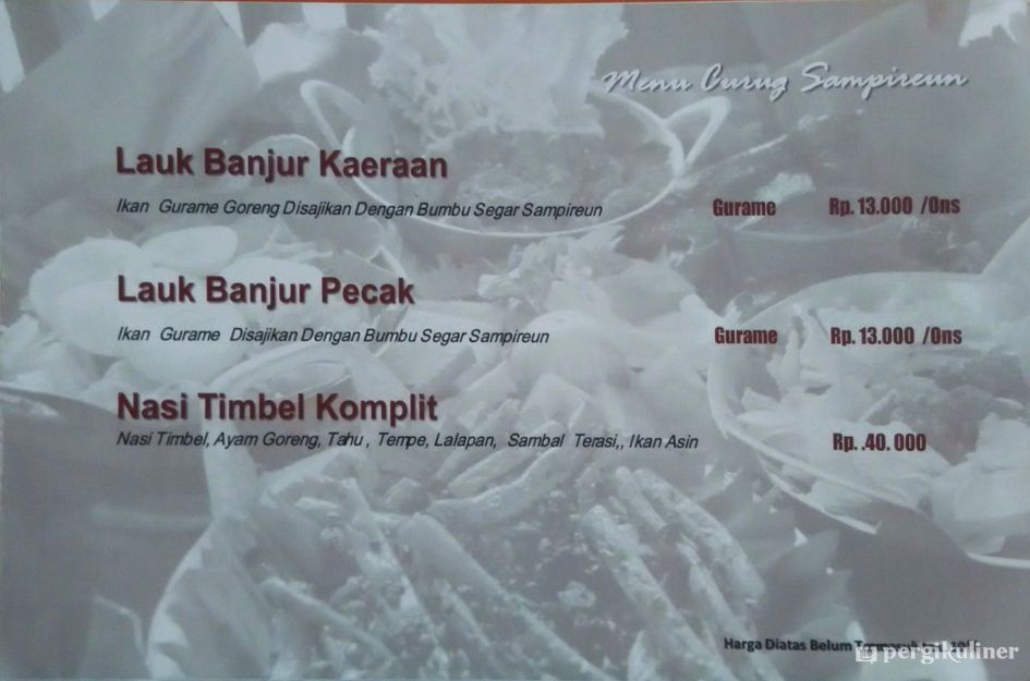 Detail Rumah Makan Curug Sampireun Nomer 29