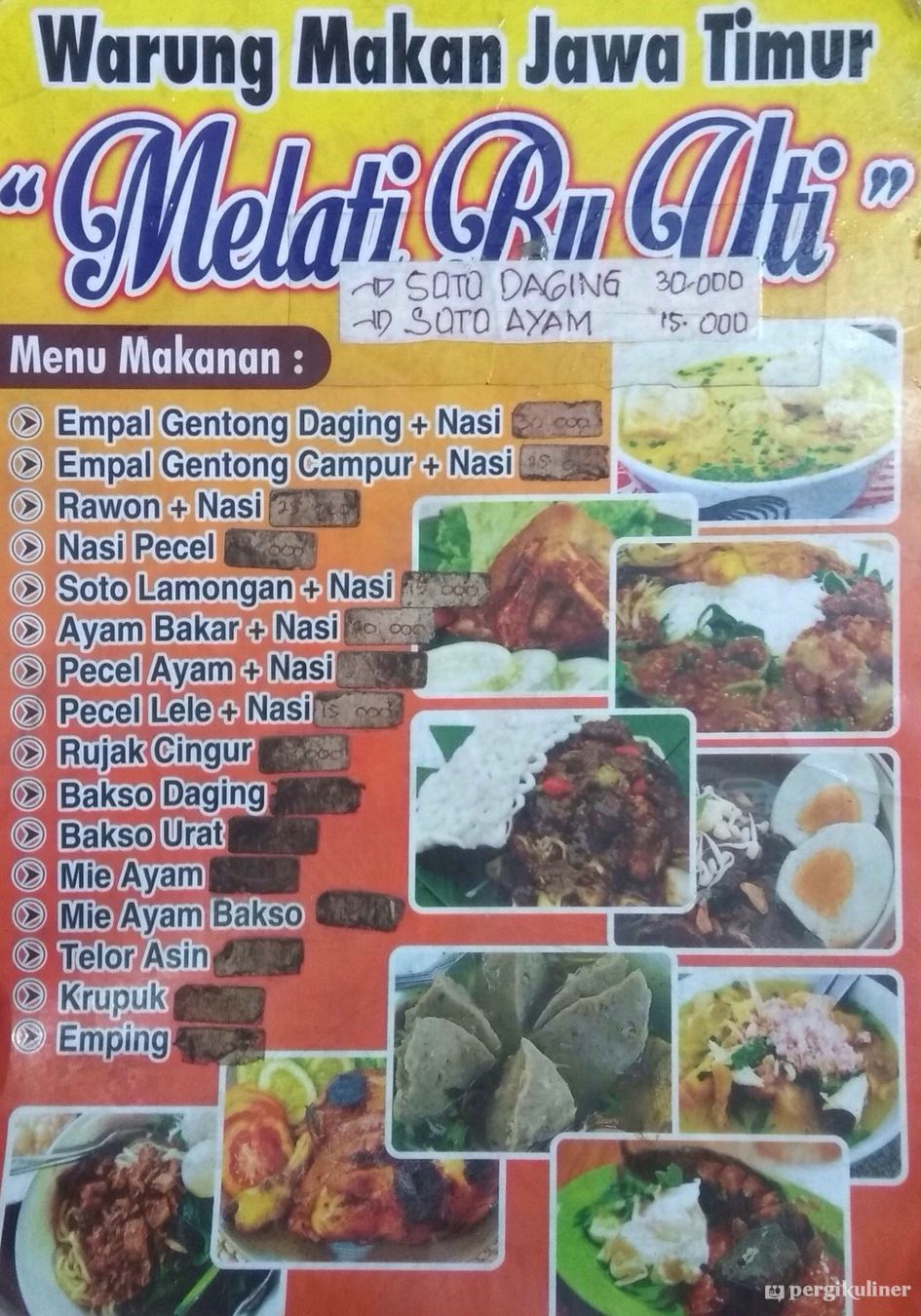 Detail Rumah Makan Jawa Timur Nomer 12