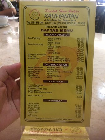 Detail Rumah Makan Kalimantan Cimanggis Nomer 17