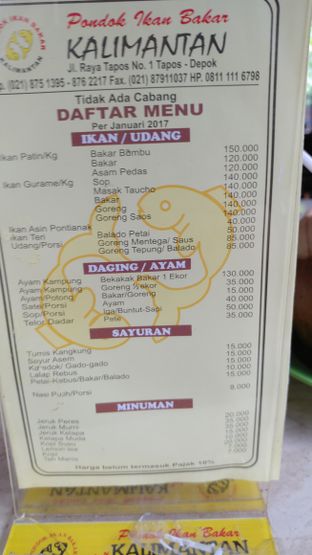 Detail Rumah Makan Kalimantan Cimanggis Nomer 3