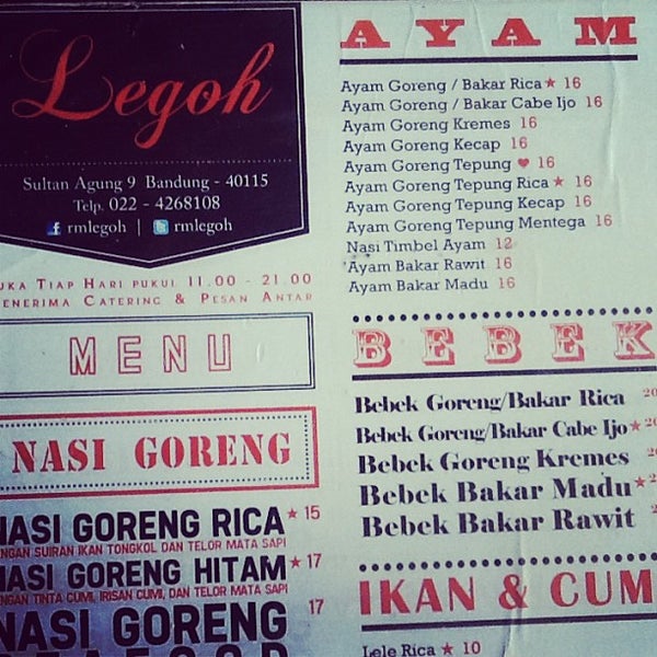 Detail Rumah Makan Legoh Nomer 15