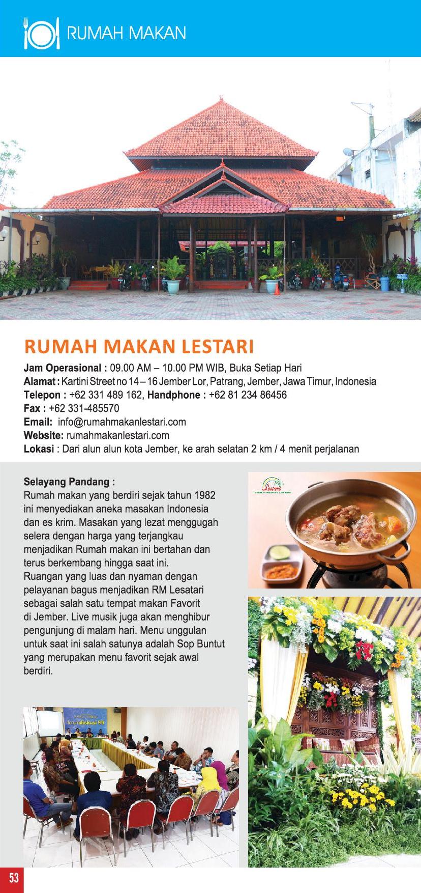 Detail Rumah Makan Lestari Jember Nomer 27