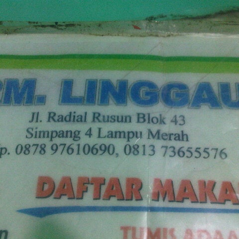 Detail Rumah Makan Linggau Nomer 12