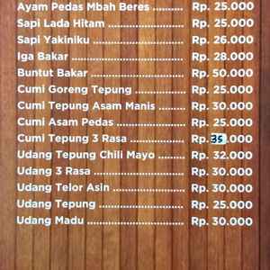 Detail Rumah Makan Mbah Beres Nomer 10