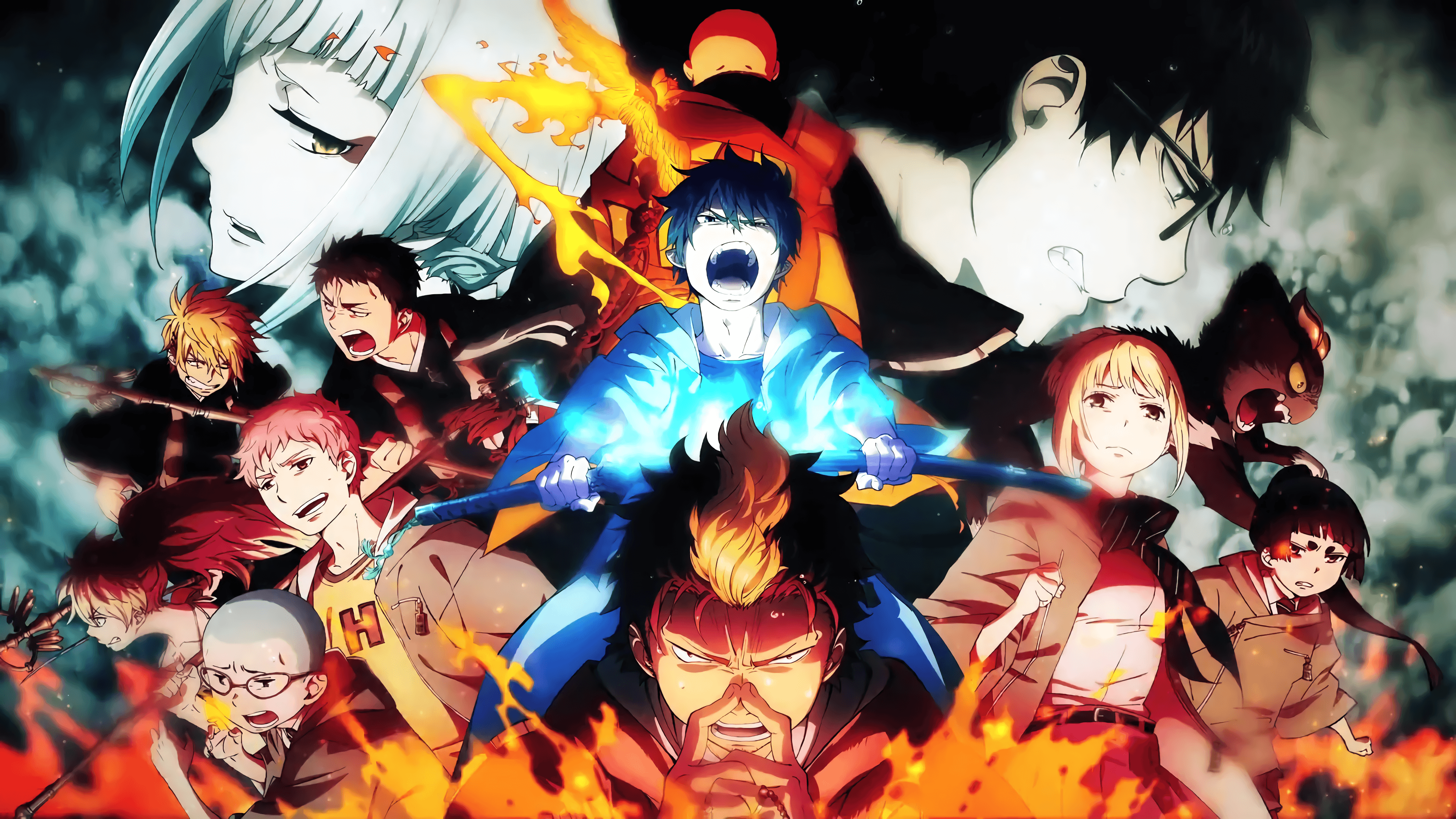 Detail Wallpaper Ao No Exorcist Nomer 4