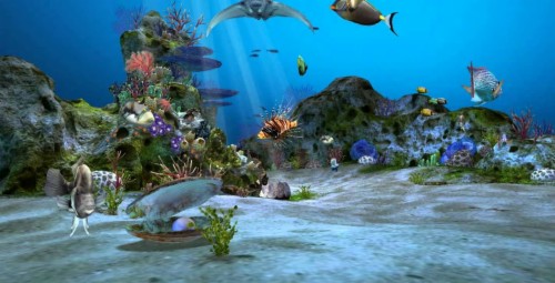 Detail Wallpaper Aquarium 3d Bergerak Nomer 24