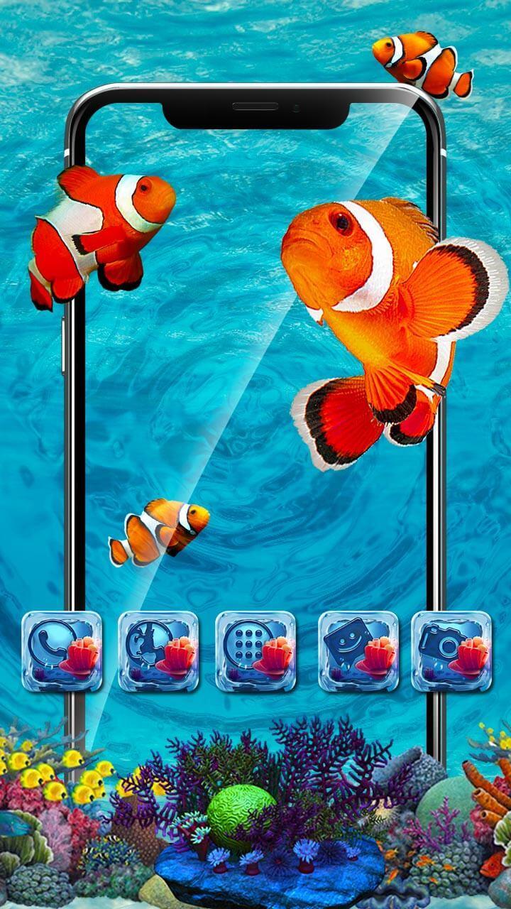 Detail Wallpaper Aquarium 3d Bergerak Nomer 45