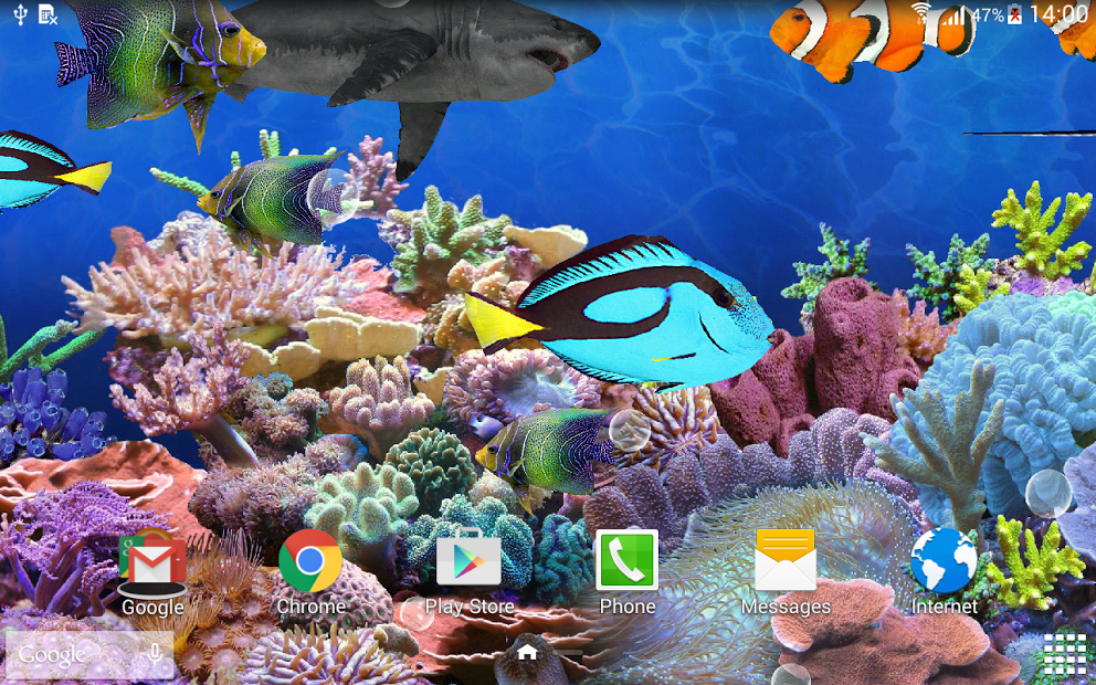 Detail Wallpaper Aquarium Hidup Nomer 34