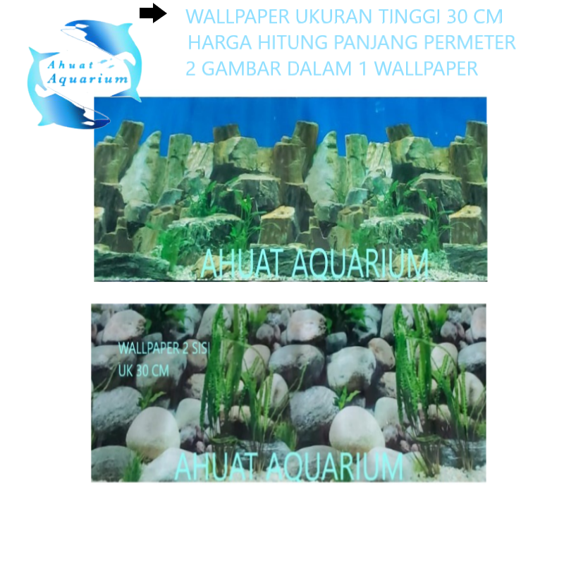 Detail Wallpaper Aquarium Motif Batu Alam Nomer 56