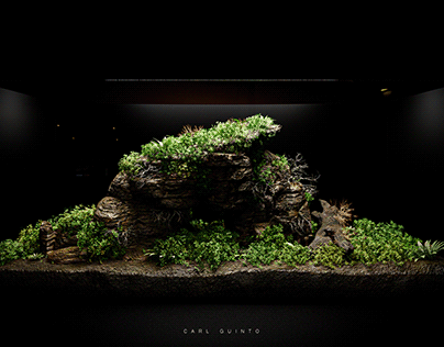 Detail Wallpaper Aquascape 3d Nomer 34