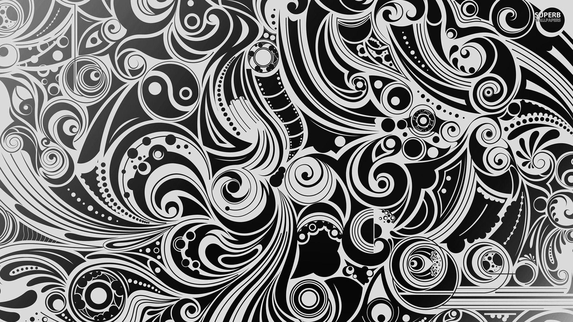 Detail Wallpaper Art Black Nomer 55