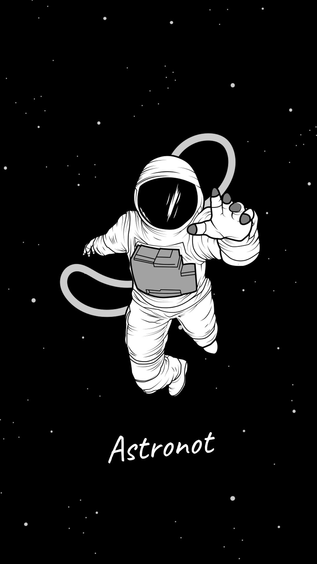 Detail Wallpaper Astronot Hitam Putih Nomer 12