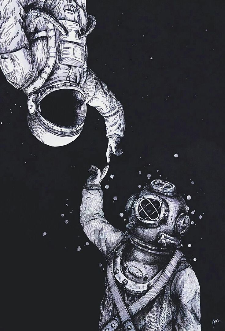 Detail Wallpaper Astronot Hitam Putih Nomer 5