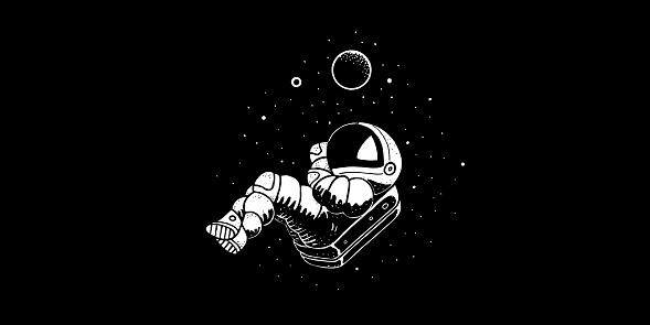 Detail Wallpaper Astronot Hitam Putih Nomer 52