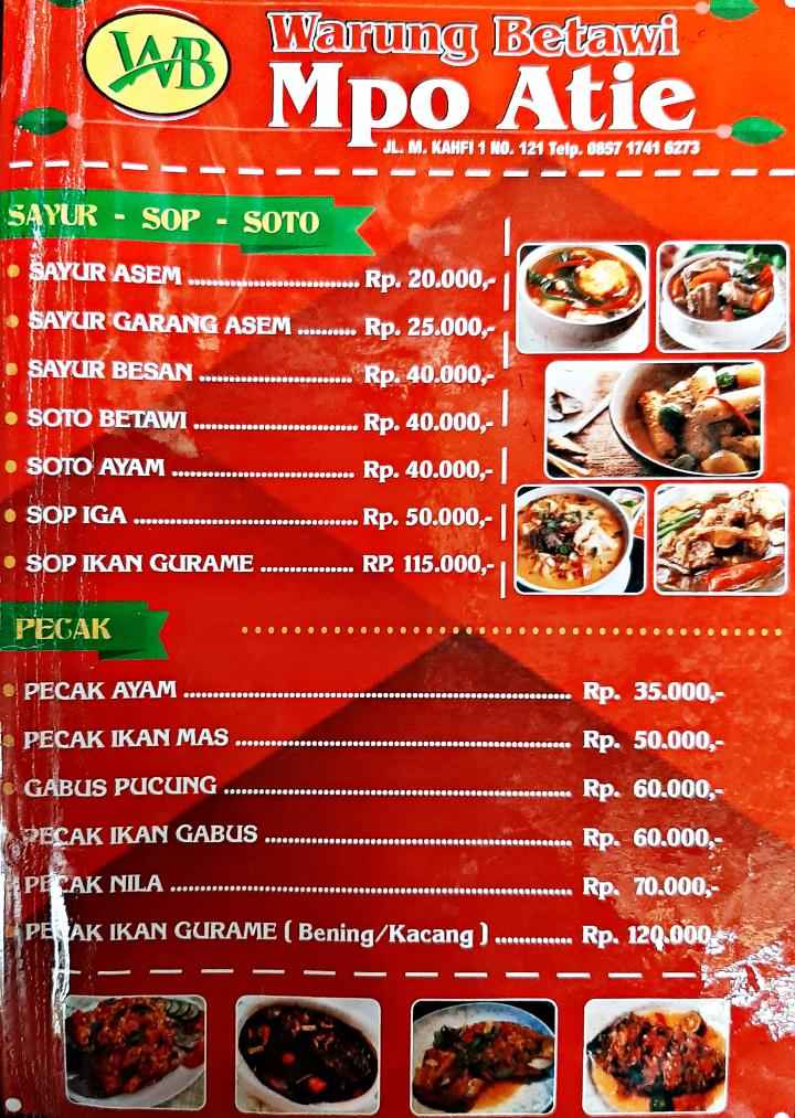 Rumah Makan Mpok Ati - KibrisPDR