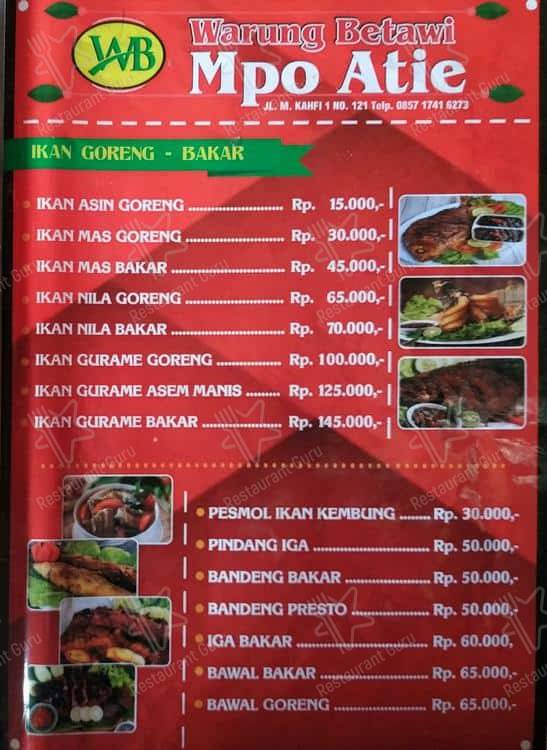 Detail Rumah Makan Mpok Ati Nomer 27