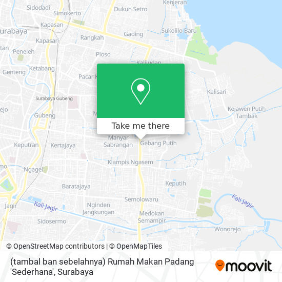 Detail Rumah Makan Padang Sederhana Juanda Nomer 48