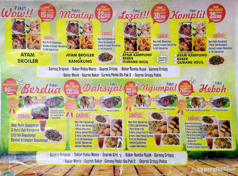 Detail Rumah Makan Pak D Nomer 2