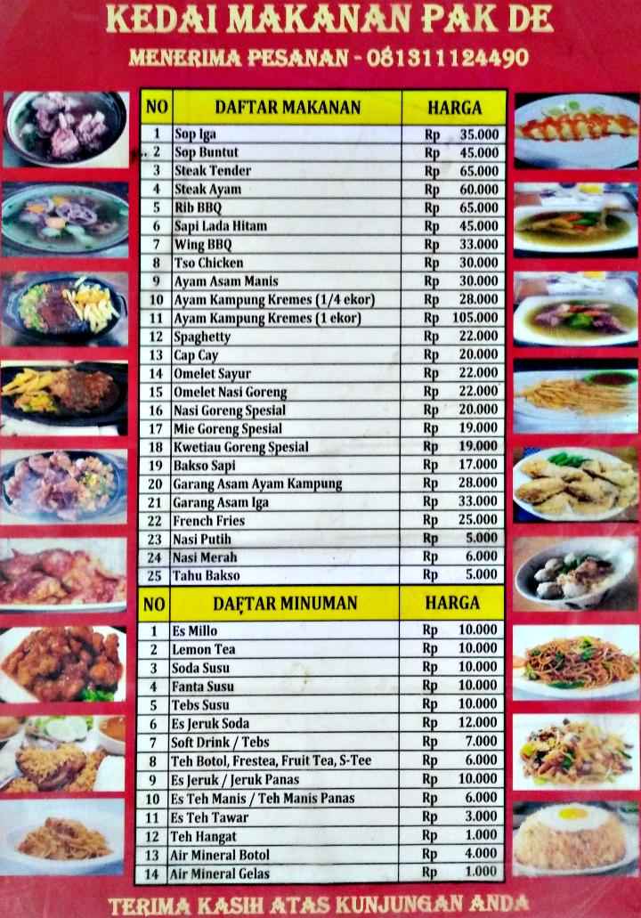 Detail Rumah Makan Pak D Nomer 13