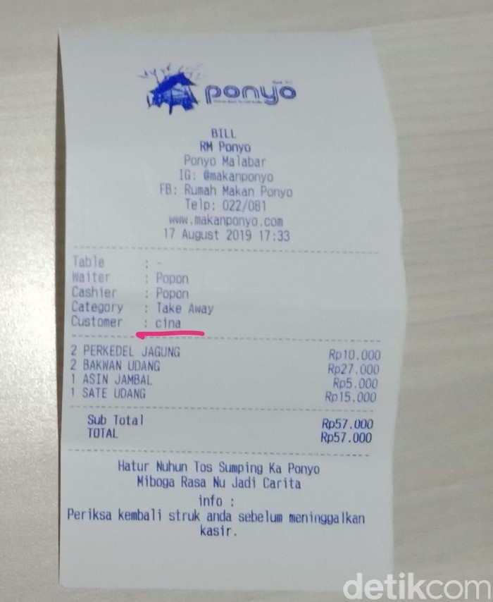 Detail Rumah Makan Ponyo Cinunuk Nomer 25