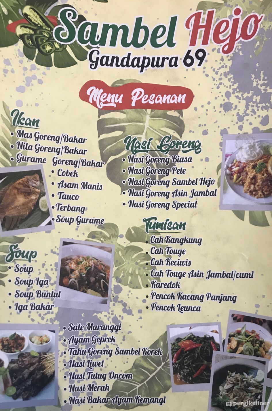 Detail Rumah Makan Sambel Hejo Nomer 45