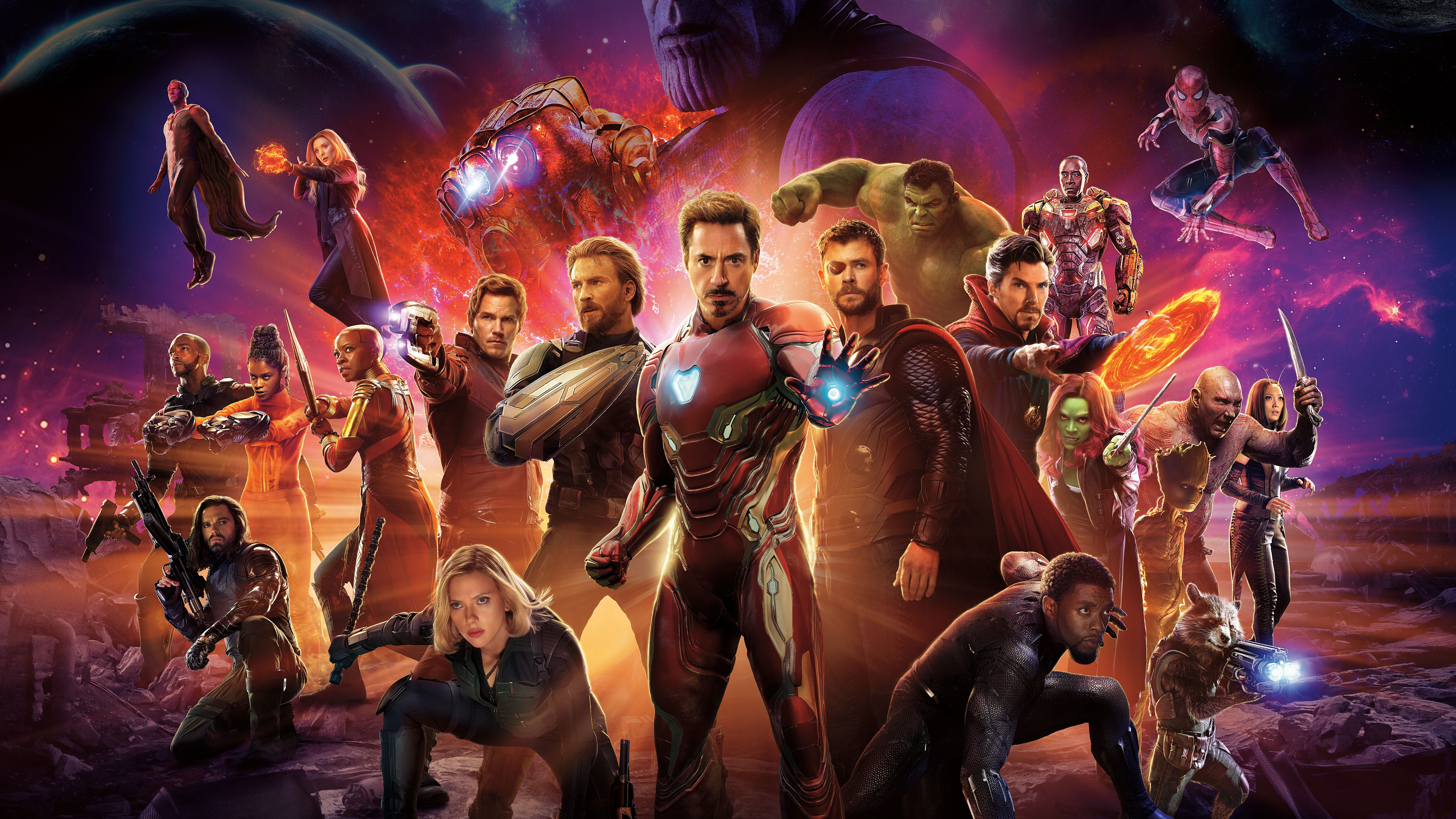 Detail Wallpaper Avengers Infinity War Nomer 8