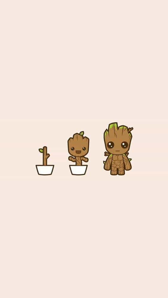 Detail Wallpaper Baby Groot Nomer 54