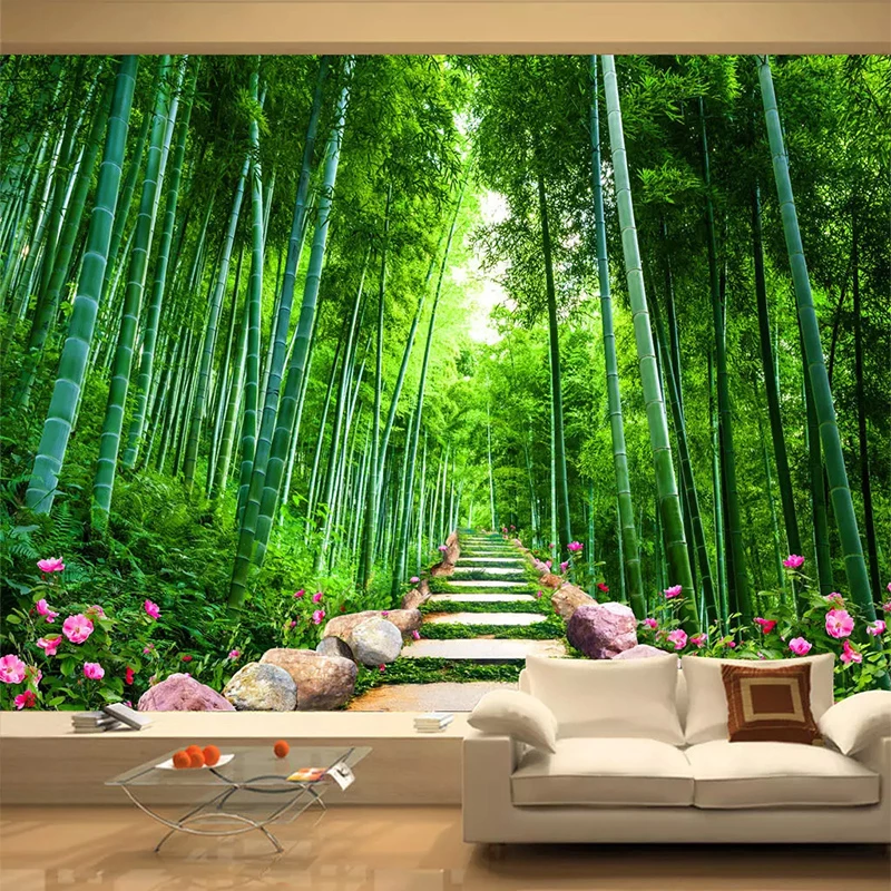 Detail Wallpaper Bambu 3d Nomer 14