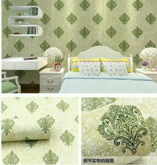 Detail Wallpaper Batik Hijau Nomer 10