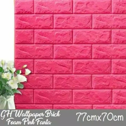 Detail Wallpaper Batu Bata Pink Nomer 18