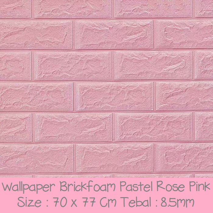 Detail Wallpaper Batu Bata Pink Nomer 7