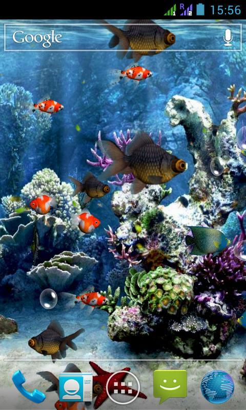 Detail Wallpaper Bergerak Aquarium Nomer 29