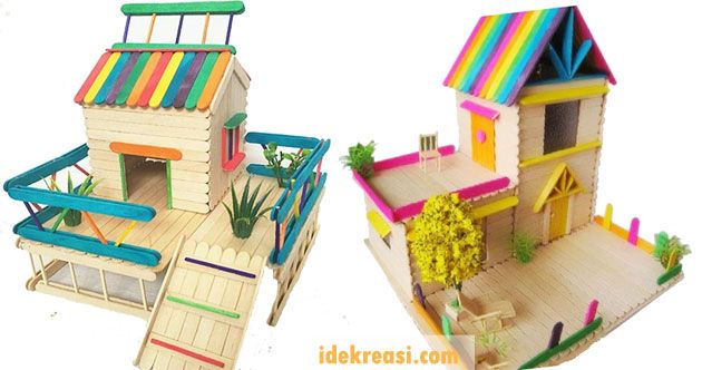 Detail Rumah Mewah Dari Stik Es Krim Nomer 54