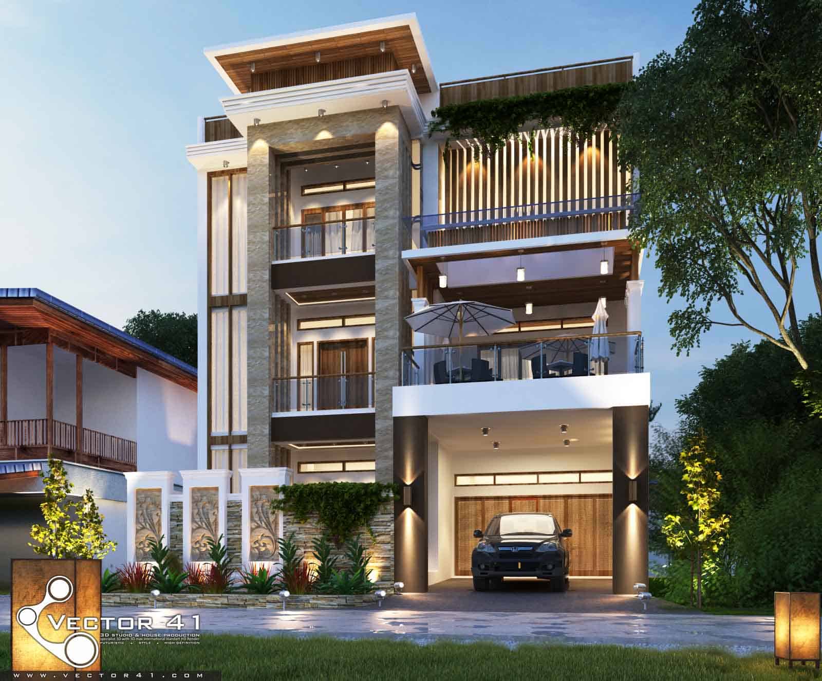 Detail Rumah Mewah Minimalis 3 Lantai Nomer 14