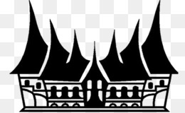Detail Rumah Minang Vector Nomer 17