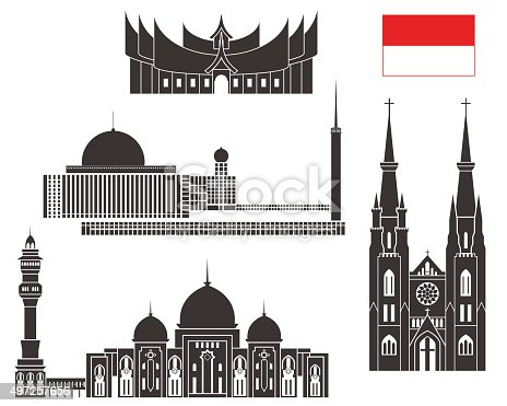 Detail Rumah Minang Vector Nomer 38